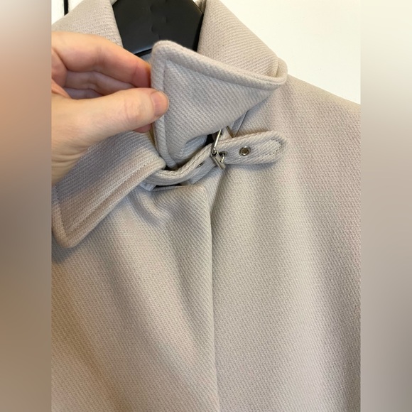 Filippa K Womens wool trench coat in Pumice Belted trench coat belted Wool coat - Picture 4 of 16